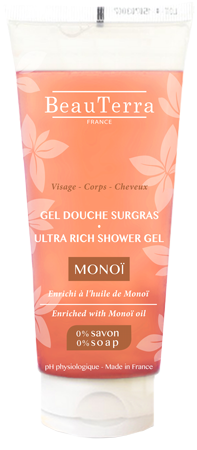 BEAUTERRA Gel douche 3 en 1 Monoï