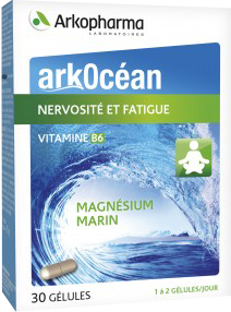 Arkocéan MAGNÉSIUM MARIN FATIGUE ET ÉNERGIE , SOMMEIL ET STRESS Complément alimentaire